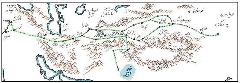 جاده ابریشم در دوره ساسانی